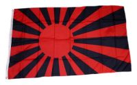 Fahne / Flagge Rising Sun rot / schwarz 90 x 150 cm
