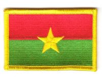 Fahnen Aufnäher Burkina Faso