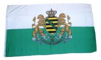 Fahne / Flagge Königreich Sachsen Wappen 90 x 150 cm