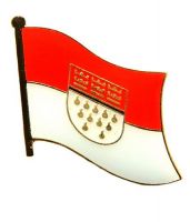 Flaggen Pin Köln NEU Fahne Flagge Anstecknadel