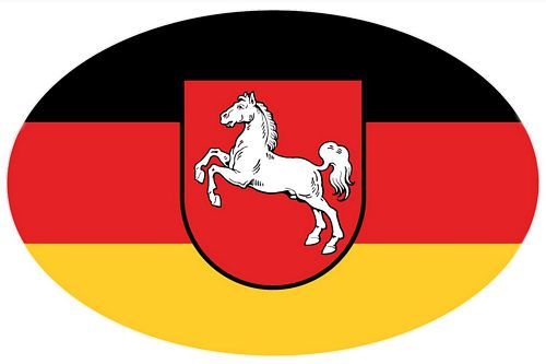 Wappen Aufkleber Sticker Niedersachsen