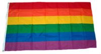 Fahne / Flagge Regenbogen 150 x 250 cm