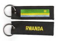 Fahnen Schlüsselanhänger Ruanda