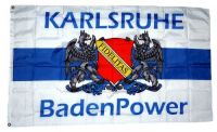 Fahne / Flagge Karlsruhe Badenpower 90 x 150 cm