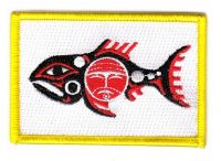 Fahnen Aufnäher Indianer - Chinook Nation