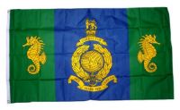 Fahne / Flagge Großbritannien Royal Marines Logistic Regiment 90 x 150 cm