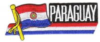 Fahnen Sidekick Aufnäher Paraguay