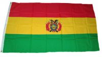 Flagge / Fahne Bolivien Wappen Hissflagge 90 x 150 cm