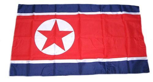 Fahne Nordkorea 30 x 45 cm Flagge 