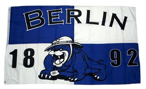 Flagge Fahne Berlin Bulldogge Hissflagge 90 x 150 cm 