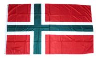 Fahne / Flagge Dänemark - Bornholm 90 x 150 cm