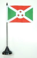Fahne / Tischflagge Burundi 11 x 16 cm Flaggen