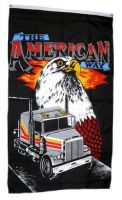 Fahne / Flagge USA - Truck American Way 90 x 150 cm