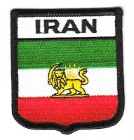 Wappen Aufnäher Fahne Iran Löwe