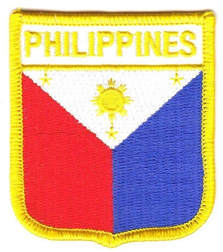 Wappen Aufnäher Fahne Philippinen
