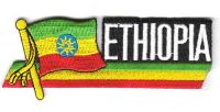 Fahnen Sidekick Aufnäher Äthiopien