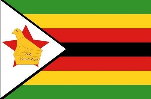 Fahnen Aufkleber Sticker Simbabwe