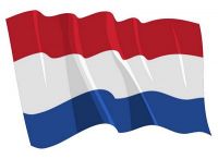 Fahnen Aufkleber Sticker Niederlande wehend