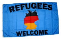 Fahne / Flagge Refugees Welcome 90 x 150 cm