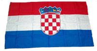 Fahne / Flagge Kroatien 30 x 45 cm