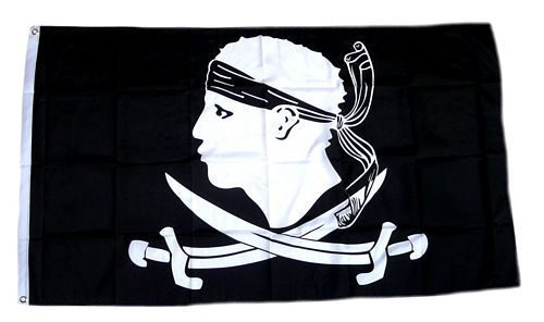 Fahne / Flagge Pirat Korsika 90 x 150 cm