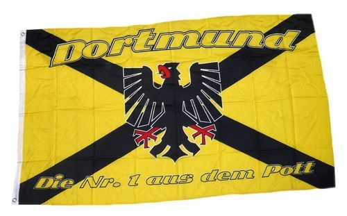 Fahnen Flagge Dortmund Fan Die NR.1-150 x 250 cm 
