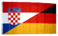 Fahne / Flagge Deutschland / Kroatien 90 x 150 cm