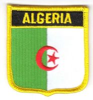Wappen Aufnäher Fahne Algerien
