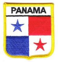 Wappen Aufnäher Fahne Panama