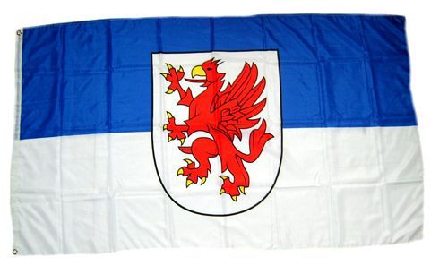 Fahne Landkreis Vorpommern Rügen Hissflagge 90 x 150 cm Flagge 