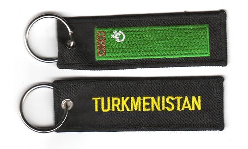 Fahnen Schlüsselanhänger Turkmenistan