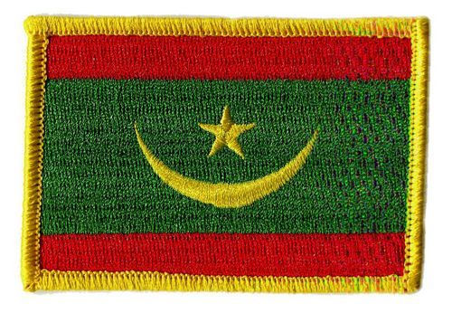 Fahnen Aufnäher Mauretanien