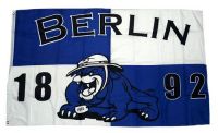 Fahne / Flagge Berlin Bulldogge 90 x 150 cm
