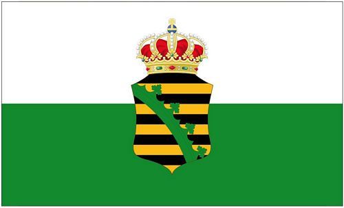 Fahne / Flagge Herzogtum Sachsen Altenburg 90 x 150 cm