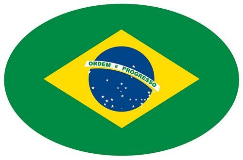 Wappen Aufkleber Sticker Brasilien