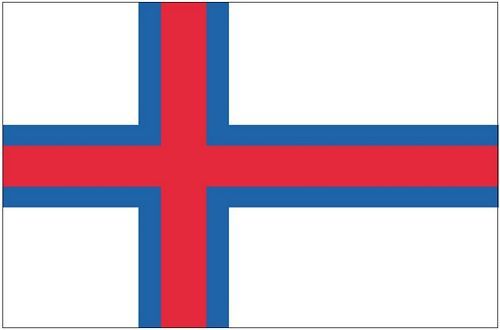 Fahnen Aufkleber Sticker Färöer Inseln
