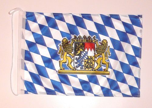 Fahne Flagge Freistaat Bayern Löwe Schrift 150 x 250 cm 