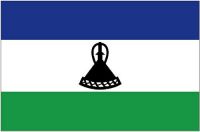 Fahnen Aufkleber Sticker Lesotho
