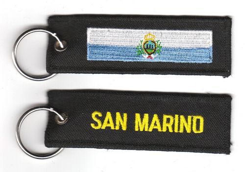 Fahnen Schlüsselanhänger San Marino