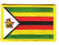 Fahnen Aufnäher Simbabwe