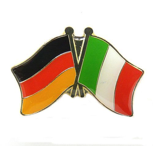 Freundschaftspins Irland-Italien Flaggen und Fahnen