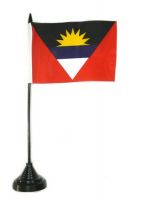 Fahne / Tischflagge Antigua & Barbuda NEU 11 x 16 cm