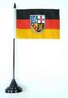 Fahne / Tischflagge Saarland NEU 11 x 16 cm Flaggen