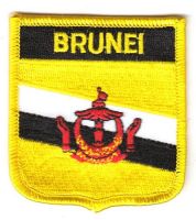 Wappen Aufnäher Fahne Brunei