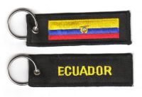 Fahnen Schlüsselanhänger Ecuador