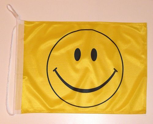 Flagge Smile 30 x 45 cm Fahne