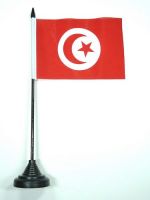 Fahne / Tischflagge Tunesien NEU 11 x 16 cm Flaggen