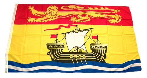 Fahne Kanada Neubraunschweig Flagge kanadische Hissflagge 90x150cm