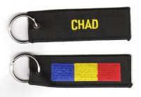 Fahnen Schlüsselanhänger Tschad 
