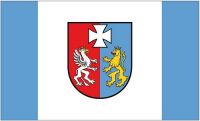 Fahne / Flagge Polen - Woiwodschaft Karpatenvorland 90 x 150 cm